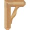 Ekena Millwork Funston Craftsman Rough Sawn Bracket, Western Red Cedar, 6"W x 20"D x 28"H BKT06X20X28FST04RWR - alternate 2